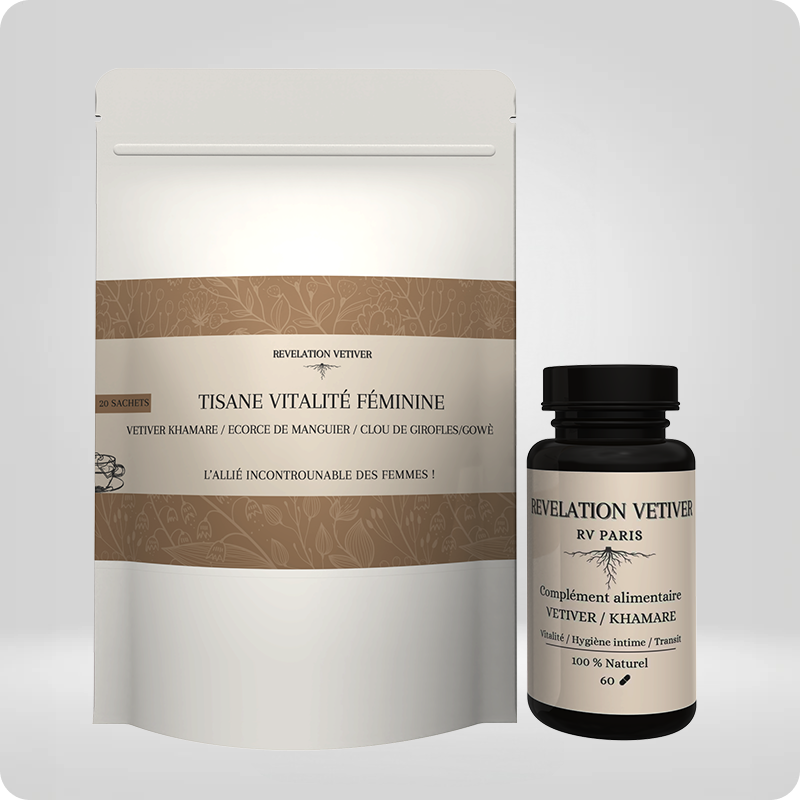 Pack Bien-être Féminin - Tisane et Gélules Vétiver