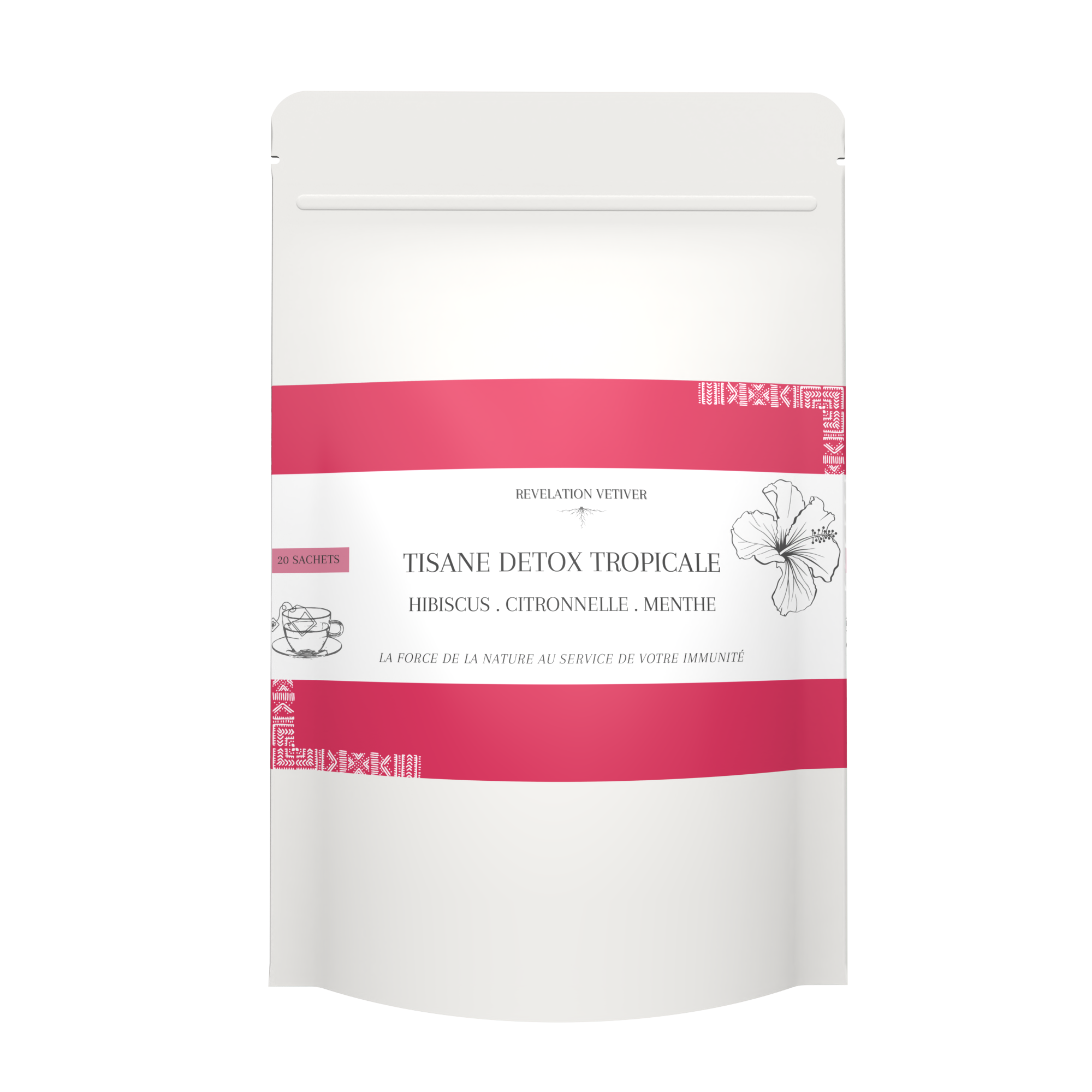 Tisane Tropicale Hibiscus Citronnelle Menthe