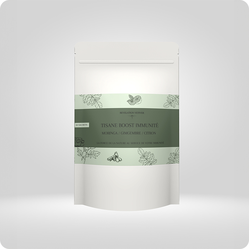 Tisane Tonifiante Moringa Gingembre Citron